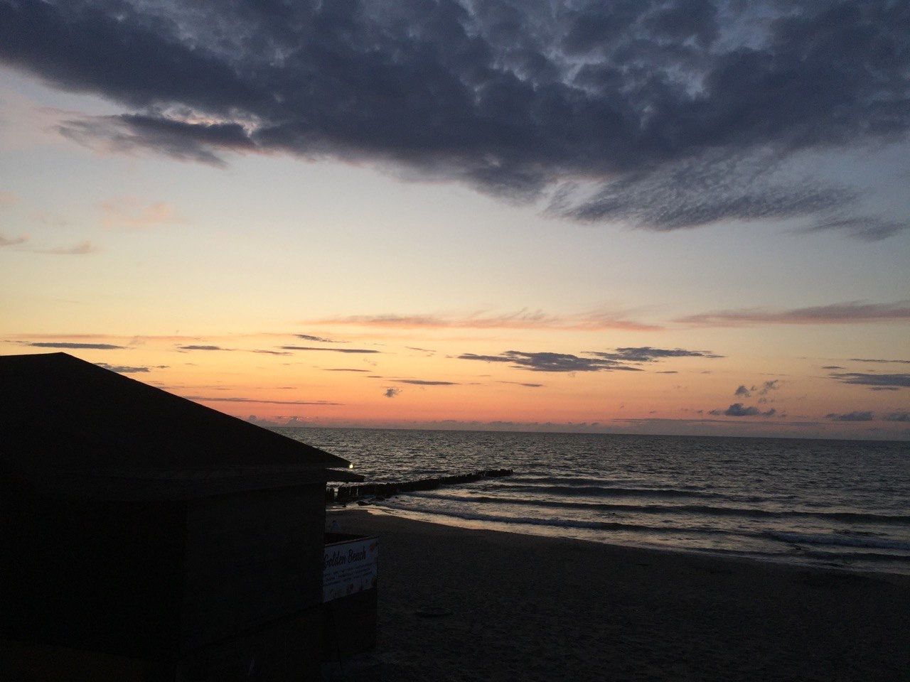 Закат на побережье Балтики 