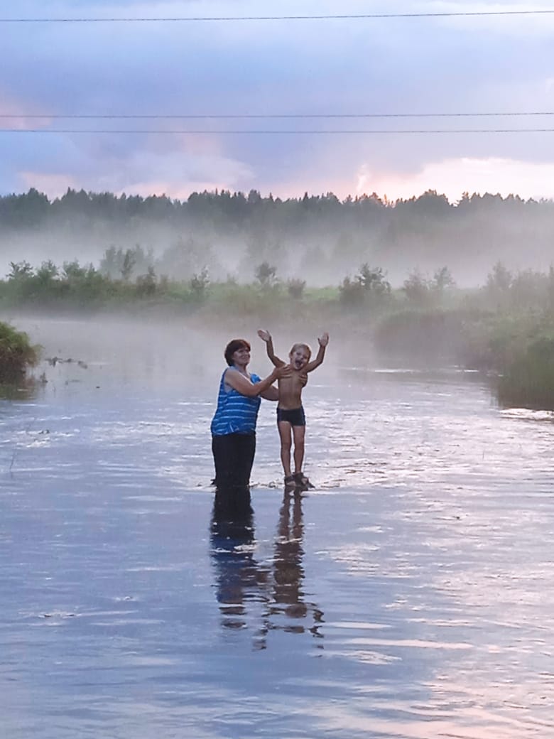 Вечерние водные процедуры