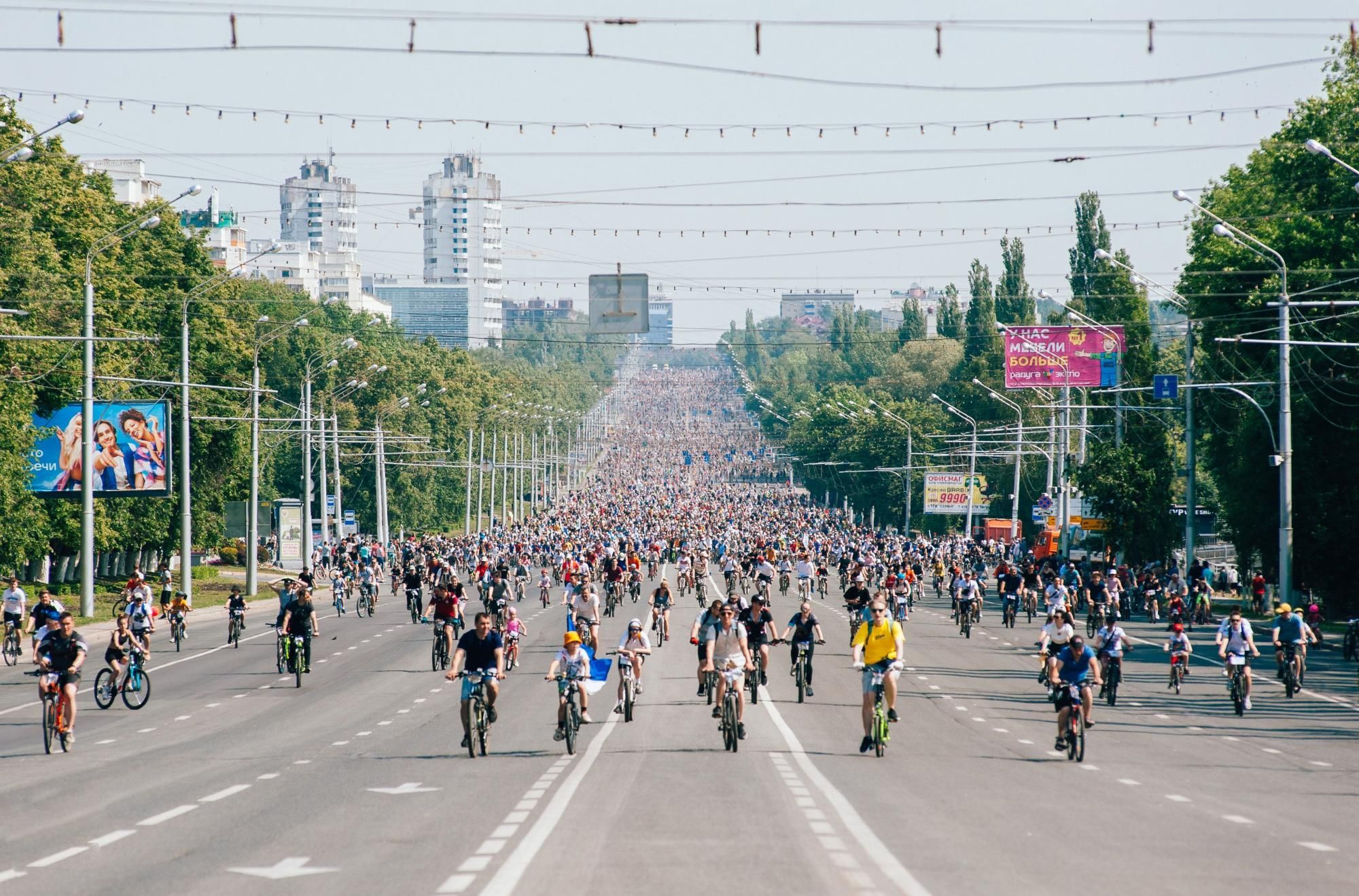 День 1000 велосипедистов