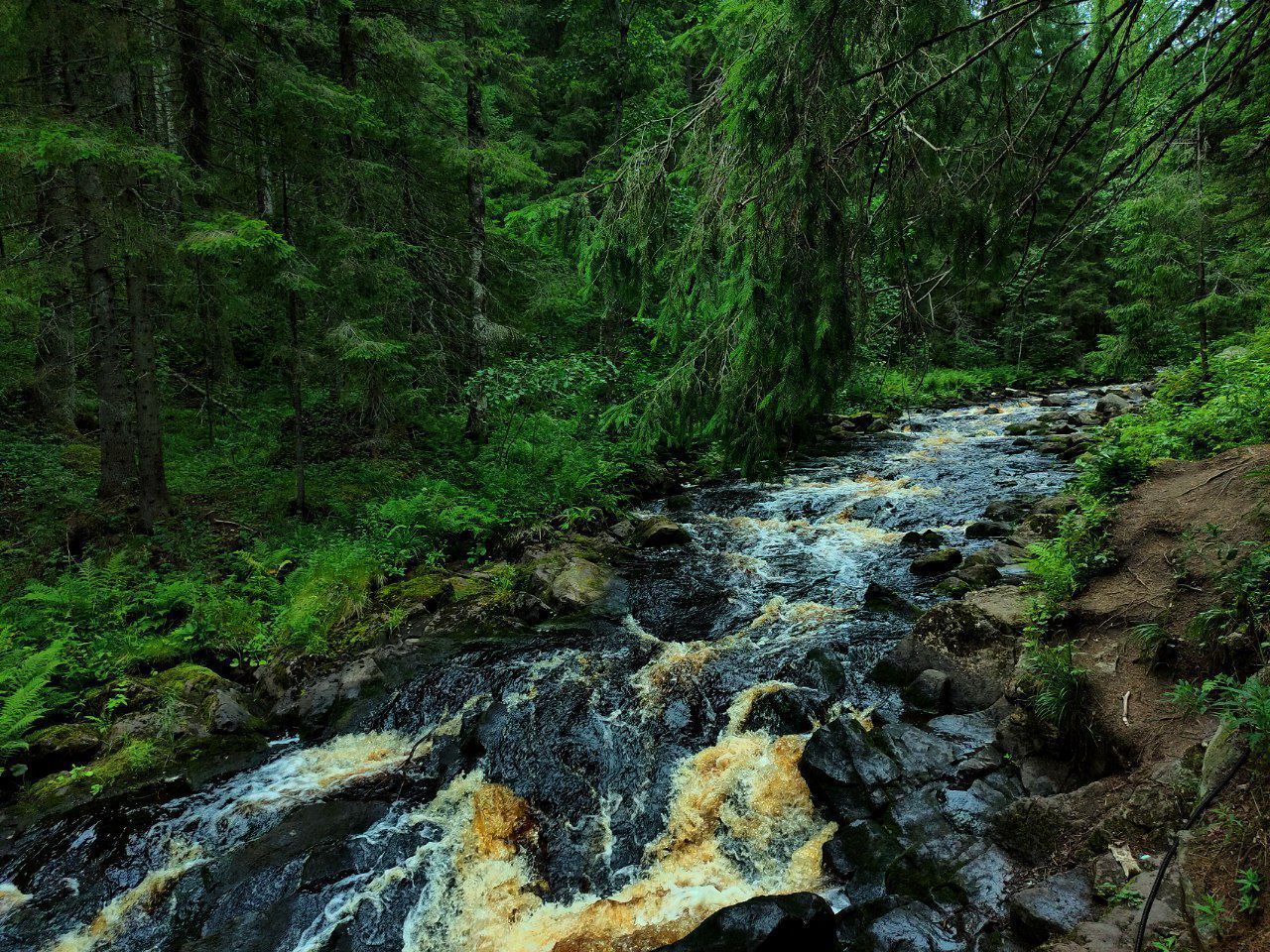 Водопады Карелии