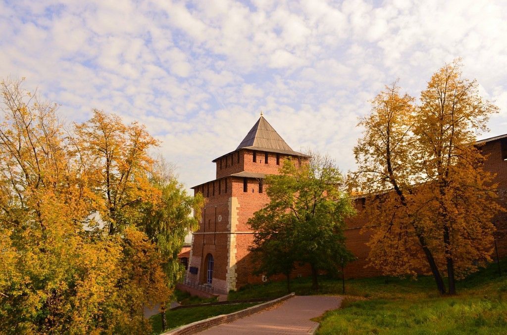 Нижегородский кремль. Золотая осень.