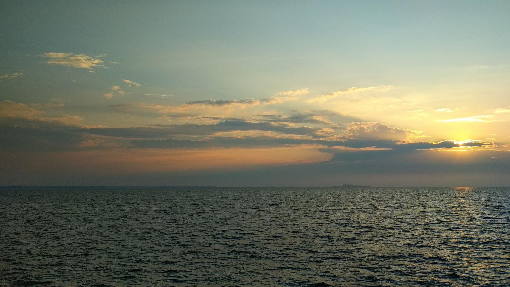 Закат на Балтийском море