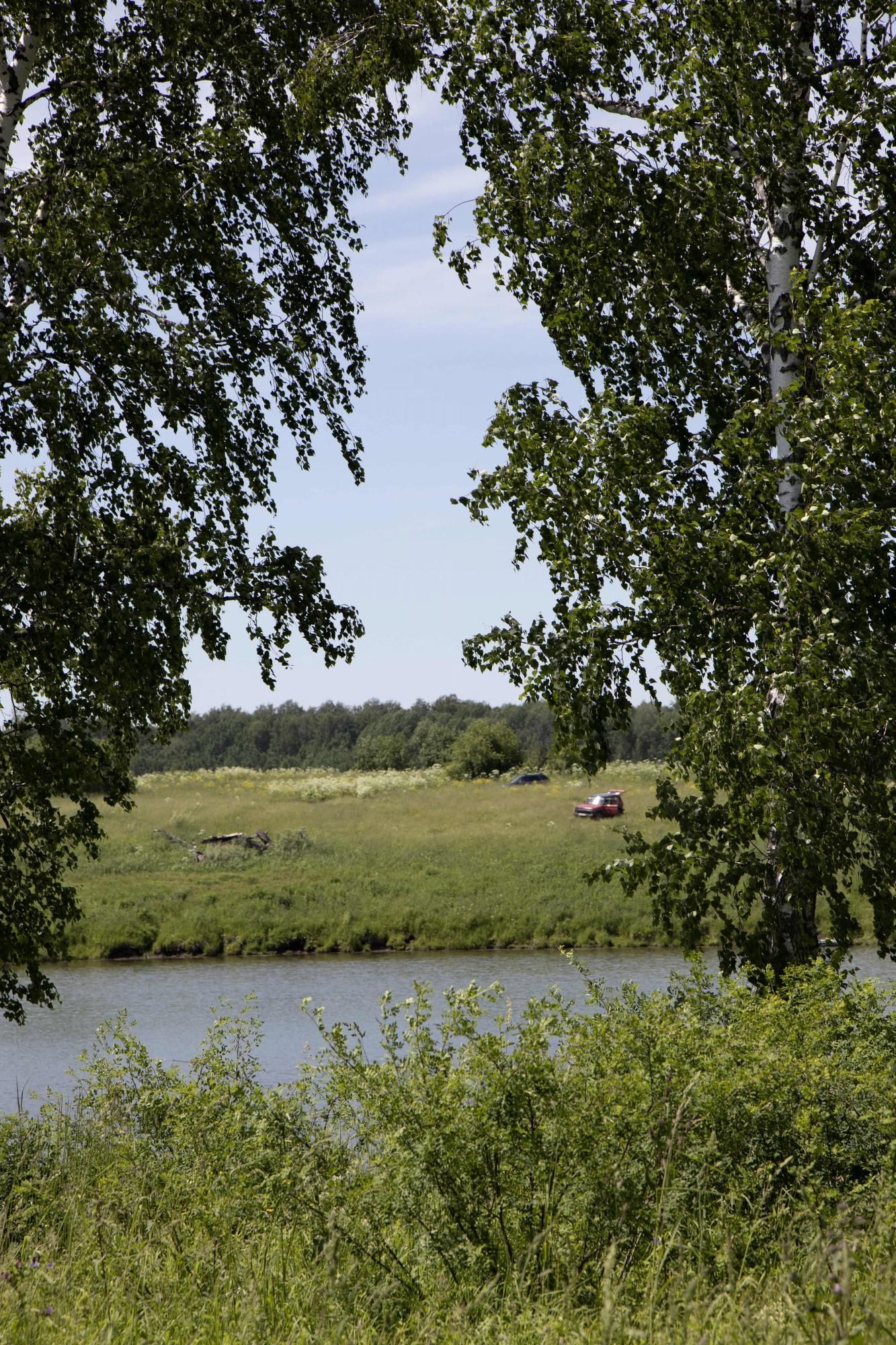 в деревне