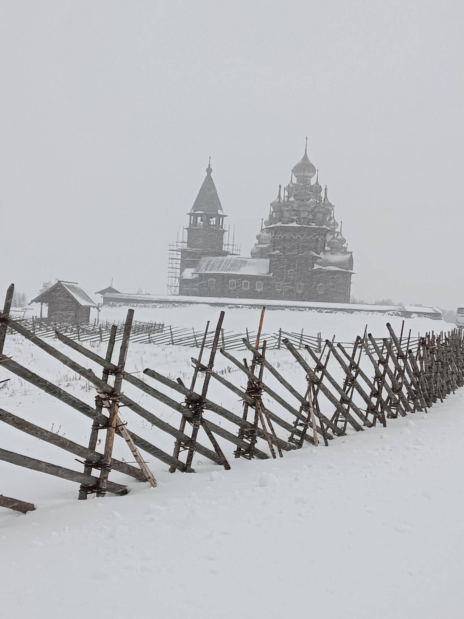 Кижи. Зима