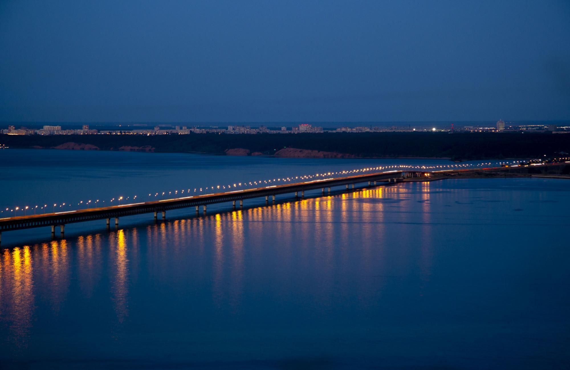 Президентский мост. Город Ульяновск