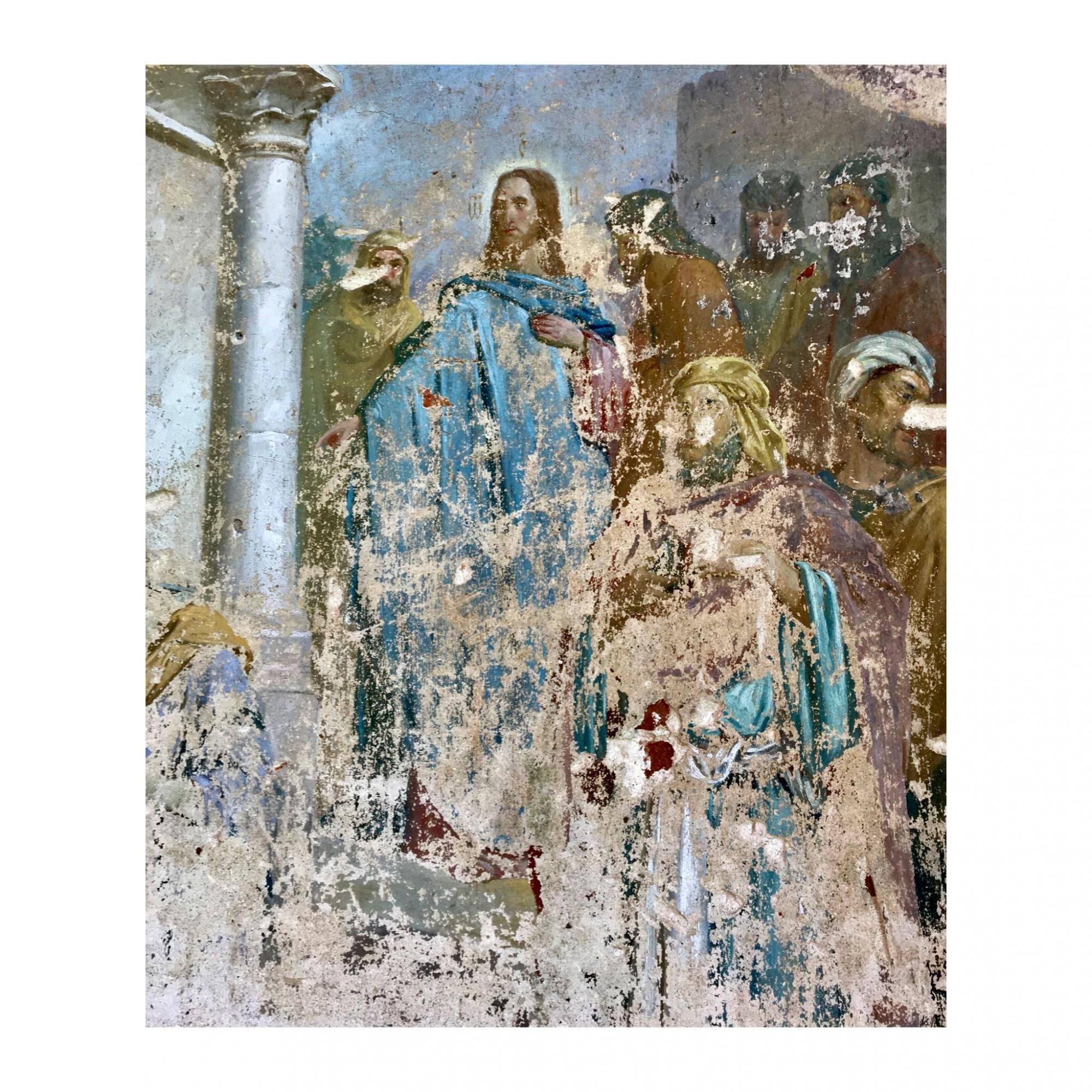 фреска в Церкви Успения Пресвятой Богородицы
