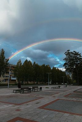 Радуга в городе 
