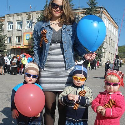 Участие в параде на 9 мая