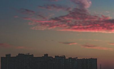 Небо в сахарной вате
