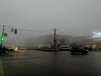 Город в тумане 