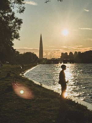 Последний закат в Петербурге 