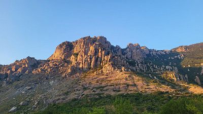 Величественные горы в Крыму