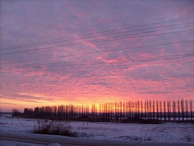 Вечерняя акварель 