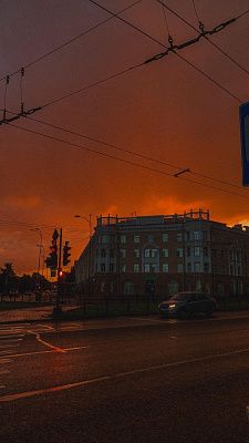 Вечер в Петрозаводске осенью