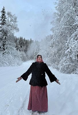 Зима в Лекшмозеро.