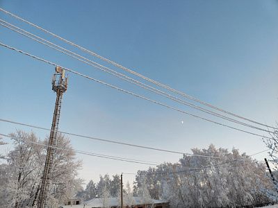 Снежное утро