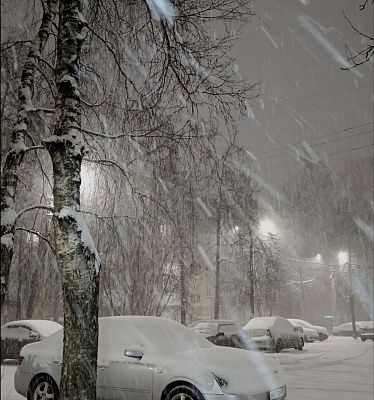 Зима в городе