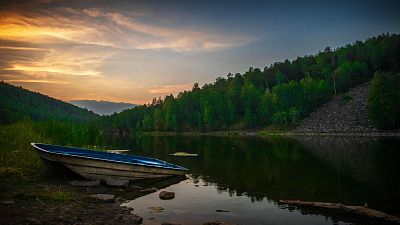 Закат в Сатке