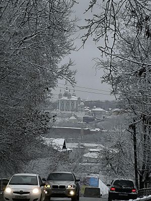 Собор, видимый практически из любого места в городе